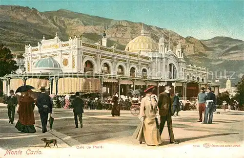 AK / Ansichtskarte Monte Carlo Cafe du Paris  Monte Carlo