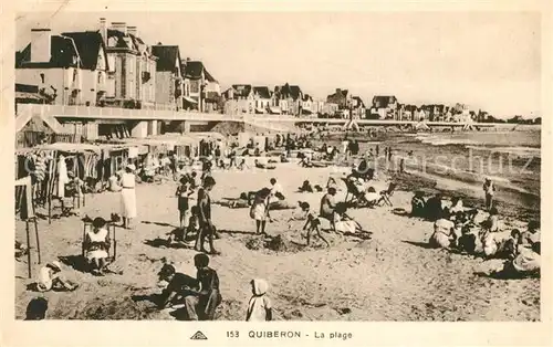 AK / Ansichtskarte Quiberon_Morbihan Plage  Quiberon Morbihan