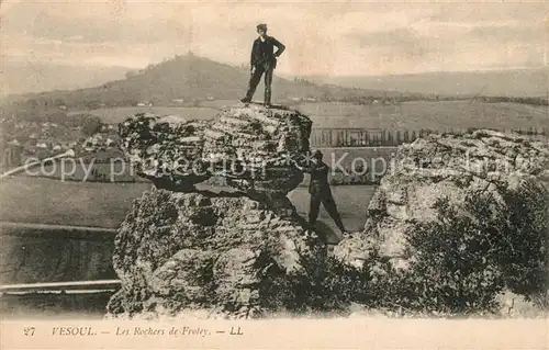 AK / Ansichtskarte Vesoul_Haute_Saone Rochers de Frotey  Vesoul_Haute_Saone