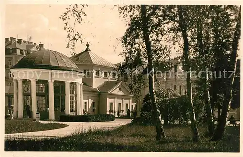 AK / Ansichtskarte Franzensbad_Boehmen Franzensquelle mit Gasbad Franzensbad_Boehmen