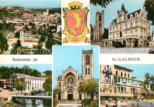 AK / Ansichtskarte Saint Galmier Eglise Sehenswuerdigkeiten Saint Galmier