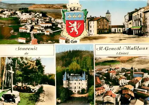 AK / Ansichtskarte Saint Genest Malifaux Chateau Sehenswuerdigkeiten Saint Genest Malifaux