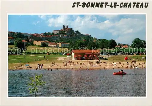 AK / Ansichtskarte Saint Bonnet le Chateau Strand Panorama Saint Bonnet le Chateau