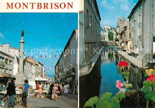 AK / Ansichtskarte Montbrison_Loire Rue Tupinerie jour de marche le Vizezy Montbrison Loire