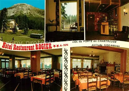 AK / Ansichtskarte La_Tronche Hotel Restaurant Rogier Col de Porte en Chartreuse La_Tronche
