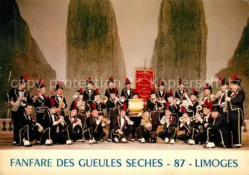 AK / Ansichtskarte Limoges_Haute_Vienne Fanfare des Gueules Seches Limoges_Haute_Vienne