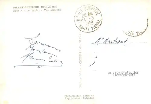 AK / Ansichtskarte Pierre Buffiere Viaduc Pierre Buffiere