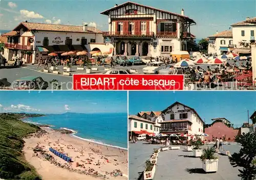 AK / Ansichtskarte Bidart Place Mairie Fronton Plage  Bidart