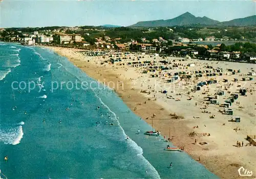 AK / Ansichtskarte Hendaye_Pyrenees_Atlantiques Vue aerienne Plage Rhune  Hendaye_Pyrenees