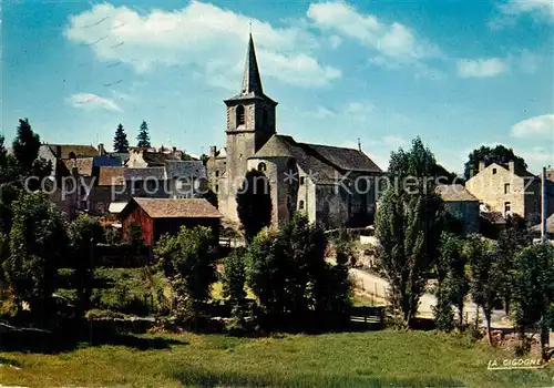 AK / Ansichtskarte Aumont Aubrac Eglise  Aumont Aubrac