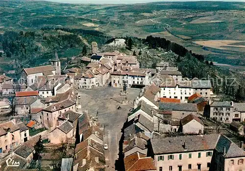 AK / Ansichtskarte Chateauneuf de Randon Vue aerienne Colonie de Vacances Place Dugueselin Chateauneuf de Randon