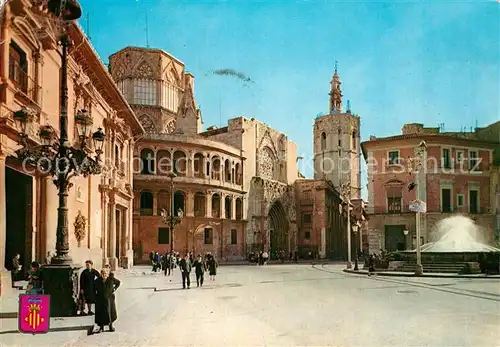 AK / Ansichtskarte Valencia_Valenciana Plaza de la Virgen  Valencia_Valenciana
