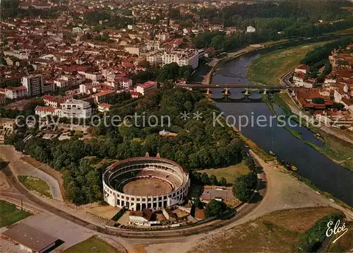 AK / Ansichtskarte Dax_Landes Vue aerienne Pont sur l Adour Arenes Hotel Splendid  Dax_Landes