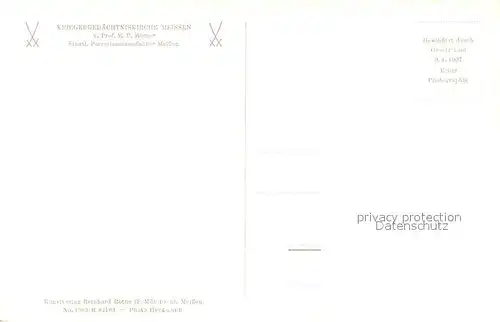 AK / Ansichtskarte Meissen_Elbe_Sachsen Kriegergedaechtniskirche Meissen_Elbe_Sachsen