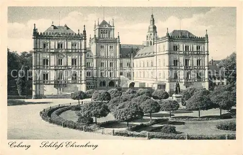 AK / Ansichtskarte Coburg Schloss Ehrenburg Kupfertiefdruck Coburg