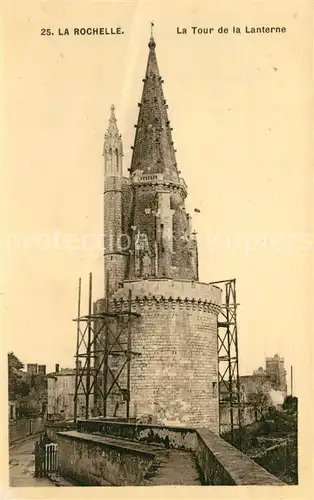 AK / Ansichtskarte La_Rochelle_Charente Maritime Tour de la Lanterne La_Rochelle