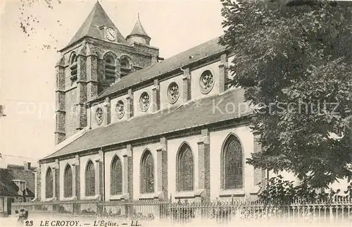 AK / Ansichtskarte Le_Crotoy Eglise Le_Crotoy