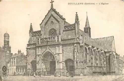 AK / Ansichtskarte Doullens_Somme Eglise Doullens_Somme