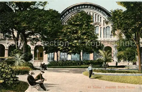 AK / Ansichtskarte Torino Giardini Porta Nuova Torino