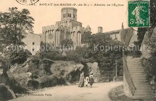 AK / Ansichtskarte Royat_les_Bains Abside de l Eglise Royat_les_Bains