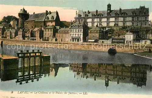 AK / Ansichtskarte Laval_Isere Le Chateau et le Palais de Justice Laval Isere