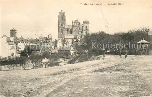 AK / Ansichtskarte Rodez La Cathedrale Rodez