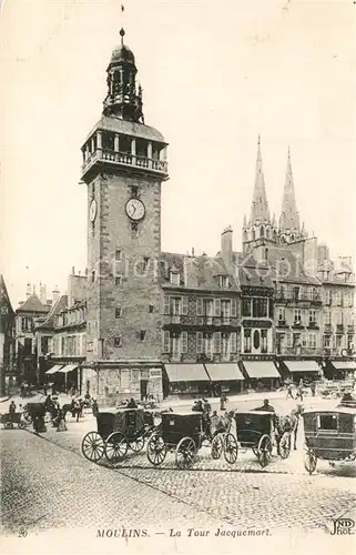 AK / Ansichtskarte Moulins_Allier La Tour Jacquemart Moulins Allier