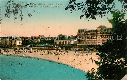 AK / Ansichtskarte Dinard_Ille_et_Vilaine_Bretagne Le Grand Hotel et le Casino Dinard_Ille
