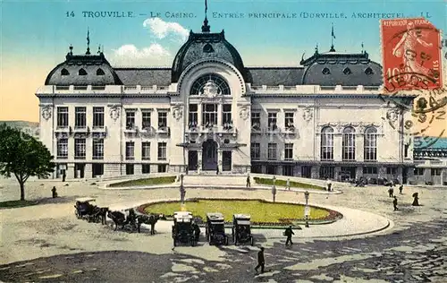 AK / Ansichtskarte Trouville Deauville Le Casino Entree Principale Trouville Deauville