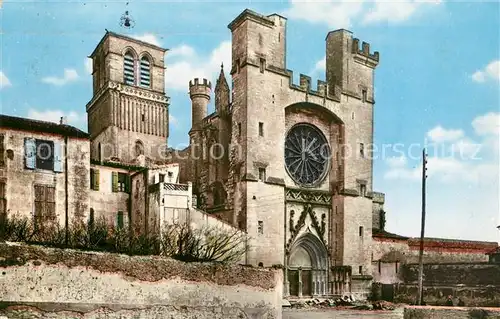 AK / Ansichtskarte Beziers Cathedrale Saint Nazaire Beziers