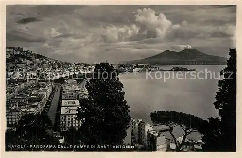 AK / Ansichtskarte Napoli_Neapel Panorama dalle rampe di Sant Antonio Napoli Neapel