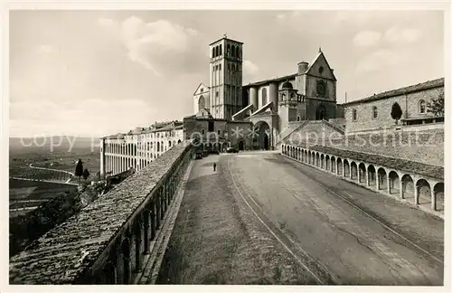 AK / Ansichtskarte Assisi_Umbria Basilica di San Francisco Assisi Umbria