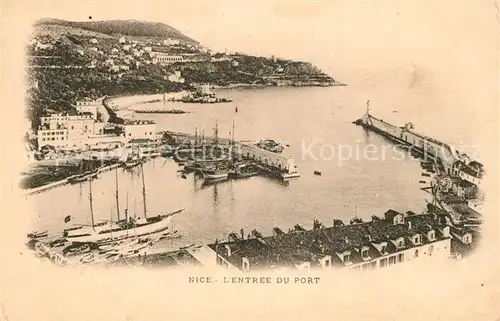 AK / Ansichtskarte Nice_Alpes_Maritimes Entree du Port Nice_Alpes_Maritimes