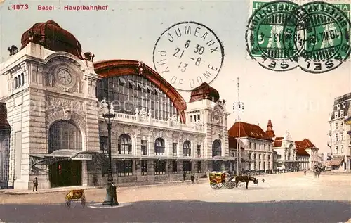 AK / Ansichtskarte Basel_BS Hauptbahnhof Basel_BS