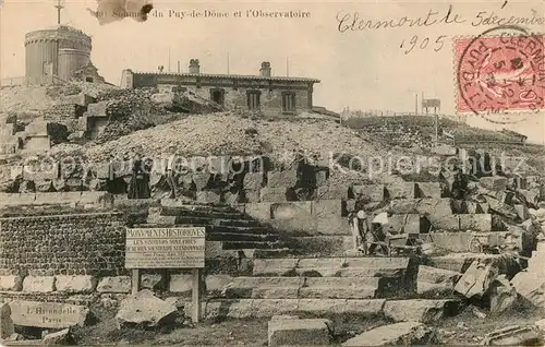 AK / Ansichtskarte Le_Puy_de_Dome Observatoire Le_Puy_de_Dome