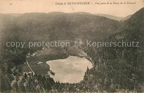 AK / Ansichtskarte Retournemere_Lac_de Vue prise de la Route de la Schlucht 
