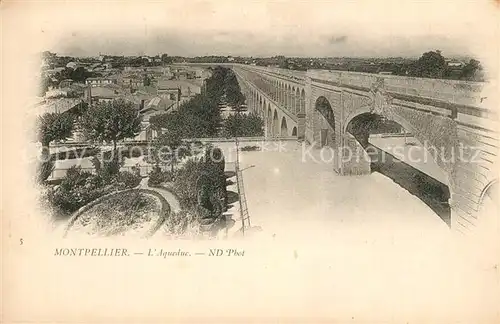 AK / Ansichtskarte Montpellier_Herault Aqueduc Montpellier Herault