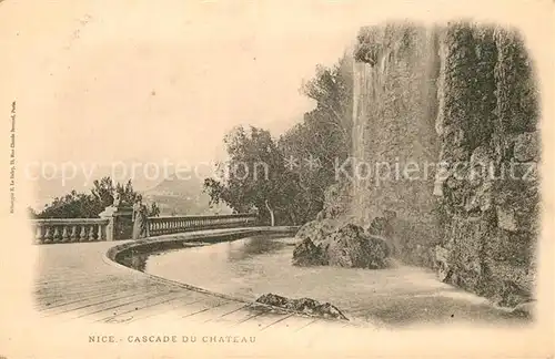 AK / Ansichtskarte Nice_Alpes_Maritimes Cascade du Chateau Nice_Alpes_Maritimes