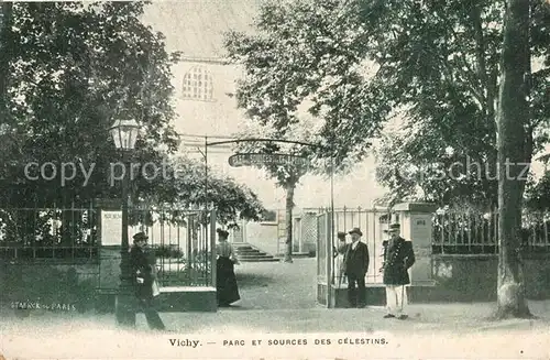 AK / Ansichtskarte Vichy_Allier Parc et sources des celestins Vichy Allier