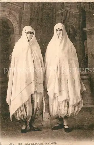AK / Ansichtskarte Alger_Algerien Mauresques d Alger Alger Algerien