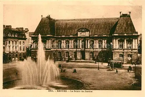 AK / Ansichtskarte Rennes_Ille et Vilaine Le Palais de Justice 