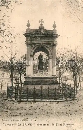 AK / Ansichtskarte Brive_Correze Monument de Saint Antoine Brive Correze