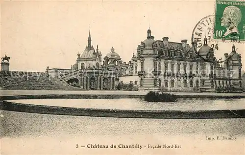 AK / Ansichtskarte Chantilly_Oise Chateau 