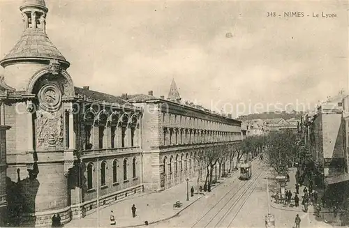 AK / Ansichtskarte Nimes Le Lycee Nimes