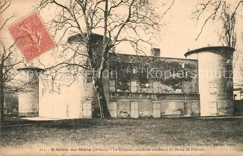 AK / Ansichtskarte Saint Vallier_sur_Rhone Chateau Saint Vallier_sur_Rhone