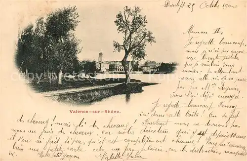 AK / Ansichtskarte Valence_Drome Panorama Valence_Drome