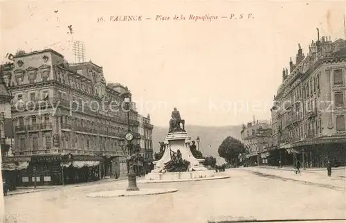 AK / Ansichtskarte Valence_Drome Place de la Republique Valence_Drome