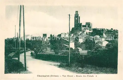 AK / Ansichtskarte Chamaret Vue Ouest Route des Palads Chamaret