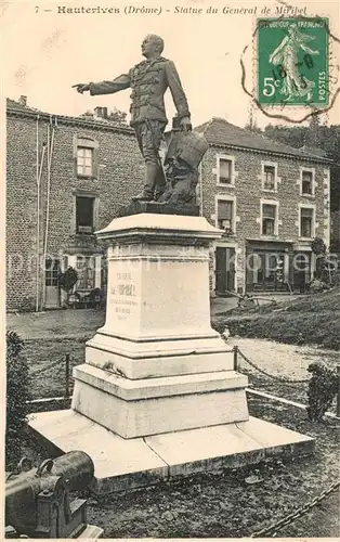 AK / Ansichtskarte Hauterives Statue du General de Miribel Hauterives