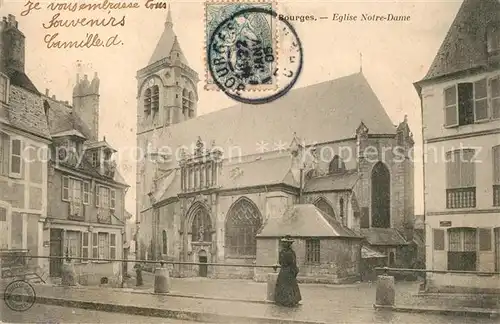 AK / Ansichtskarte Bourges Eglise Notre Dame Bourges